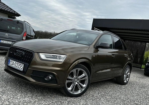 Audi Q3 cena 82900 przebieg: 184000, rok produkcji 2014 z Połaniec małe 497